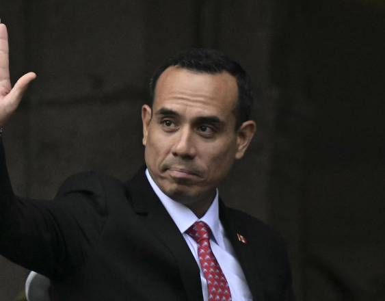 AFP | El presidente interino José Jerí.