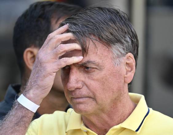 El expresidente Jair Bolsonaro.