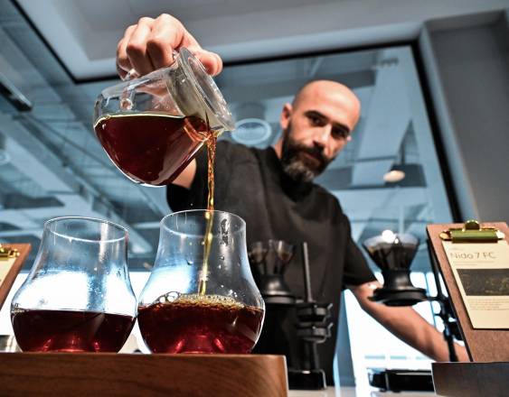 AFP | Café panameño en Dubái.