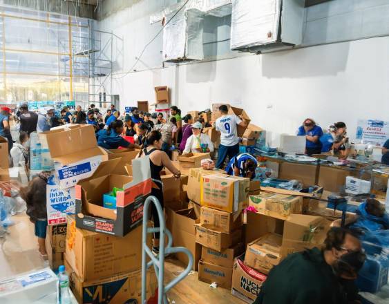 Cortesía | Voluntarios durante la jornada.