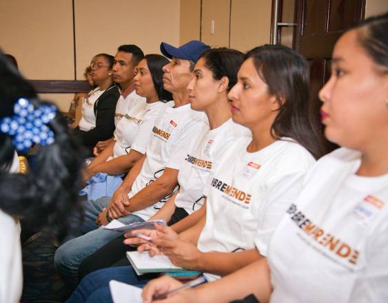 ml | Participantes del programa “Cobre Emprende”.