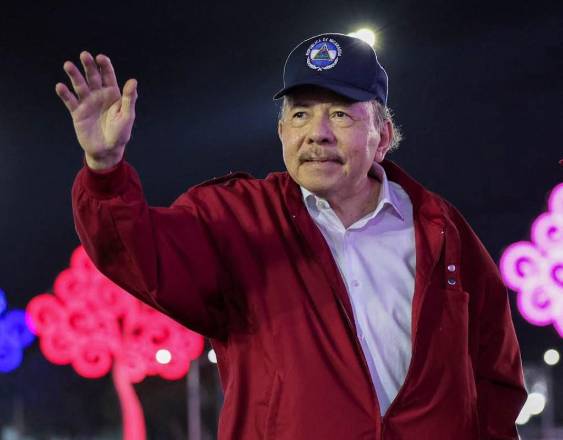 AFP PHOTO / EL 19 DIGITAL / Cesar PEREZ | Daniel Ortega, presidente de Nicaragua.
