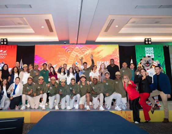 Cortesía Comité Olímipico de Panamá | Evento de presentación oficial de la delegación deportiva de Panamá para los IV Juegos Olímpicos de la Juventud Dakar 2026.