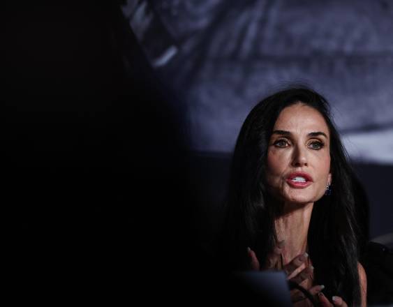 La actriz y productora estadounidense Demi Moore.