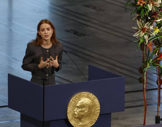 AFP | Ana Corina Sosa, hija de la líder opositora venezolana María Corina Machado