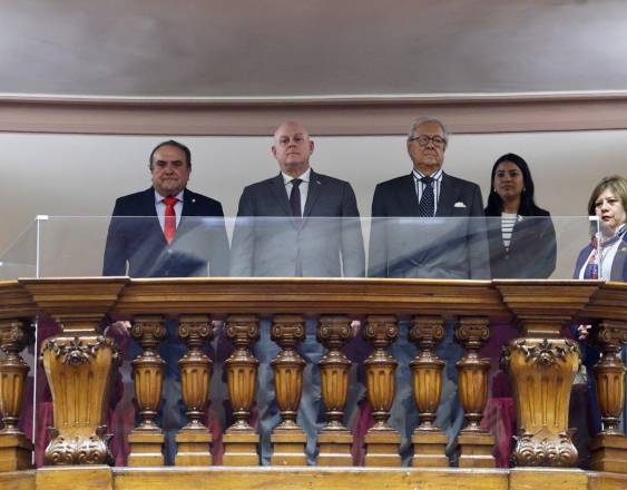 Cortesía | Fernando Rospigliosi y el vicecanciller Carlos Guevara Mann.