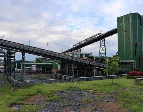 ML | Planta en la mina de Cobre de Panamá.