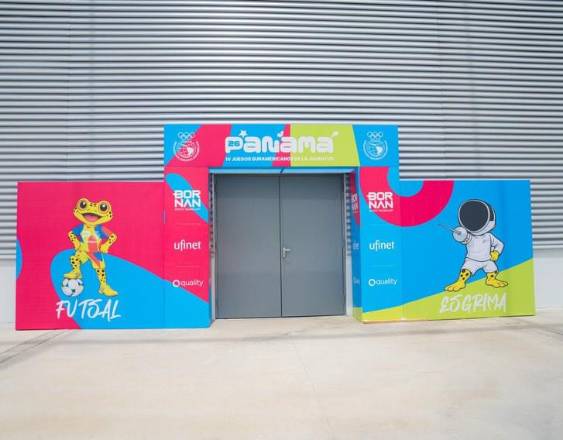 Cortesía @jsjpanama2026 | Parte de las gráficas alusivas a los Juegos Suramericanos de la Juventud 2026 colocadas en una de las instalaciones deportivas en Panamá.