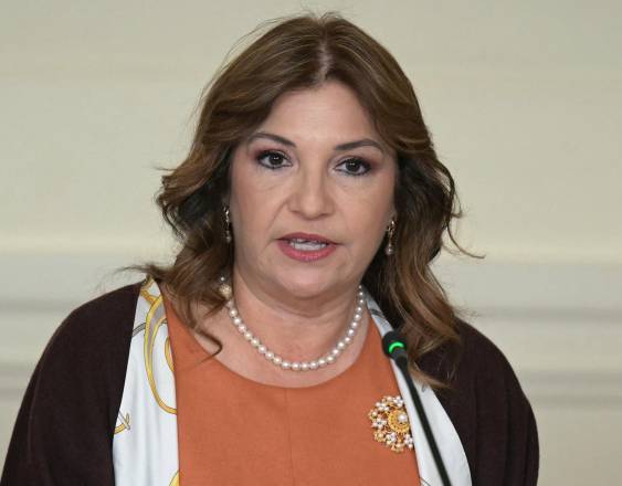 AFP | La primera Dama de la República, Maricel Cohen de Mulino.