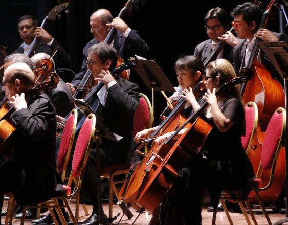 ML | Parte de los músicos de la Orquesta Sinfónica Nacional.