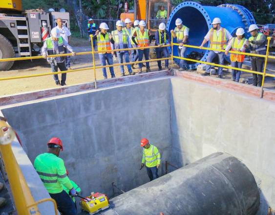 IDAAN desarrolla la interconexión del Anillo Hidráulico Este en Panamá Norte