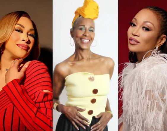Ml | Las artistas Keke Wyatt, Yomira John y Chanté Moore.