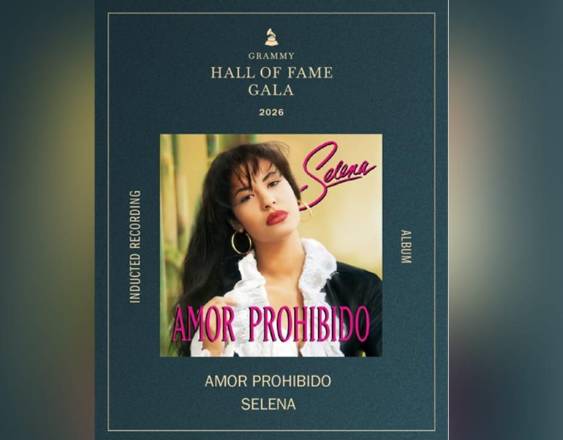 El álbum ‘Amor Prohibido’ de Selena ingresa al Salón de la Fama de los GRAMMY 2026.