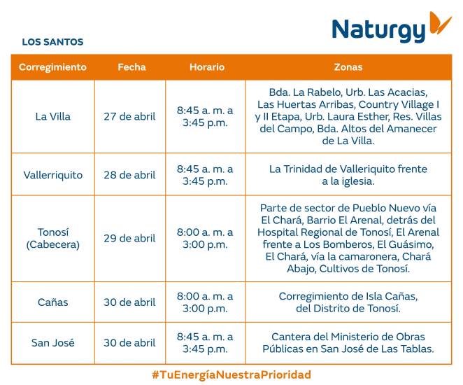 $!AVISO IMPORTANTE: Trabajos de mantenimiento en la red eléctrica del 27 de abril al 3 de mayo de 2026