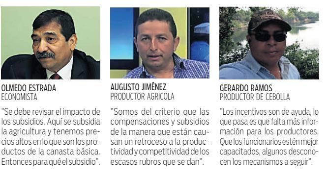 $!Incentivos y subsidios al sector agrícola