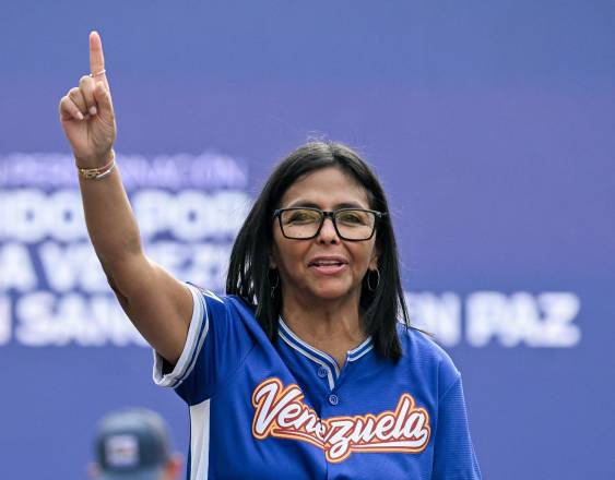 AFP | La presidente interina de Venezuela Delcy Rodríguez.