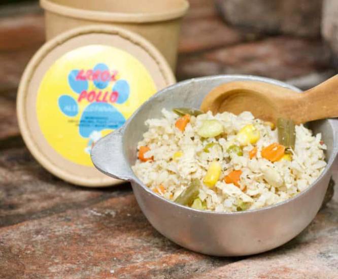 Tamales y arroz con pollo para perros, un emprendimiento que une salud y tradición