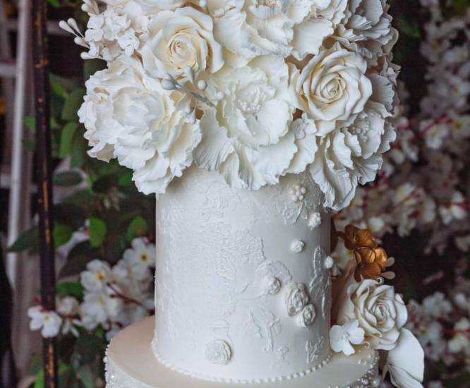 Rosapalo By Lulu, flores artesanales de porcelana para la decoración de pasteles