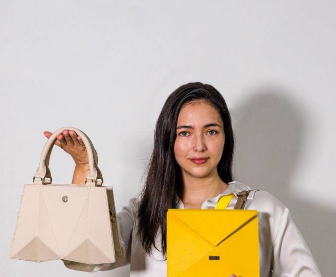 “Kilele”, el emprendimiento local que apuesta por carteras de cuero vegano