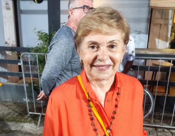 La expresidenta de Panamá Mireya Moscoso.