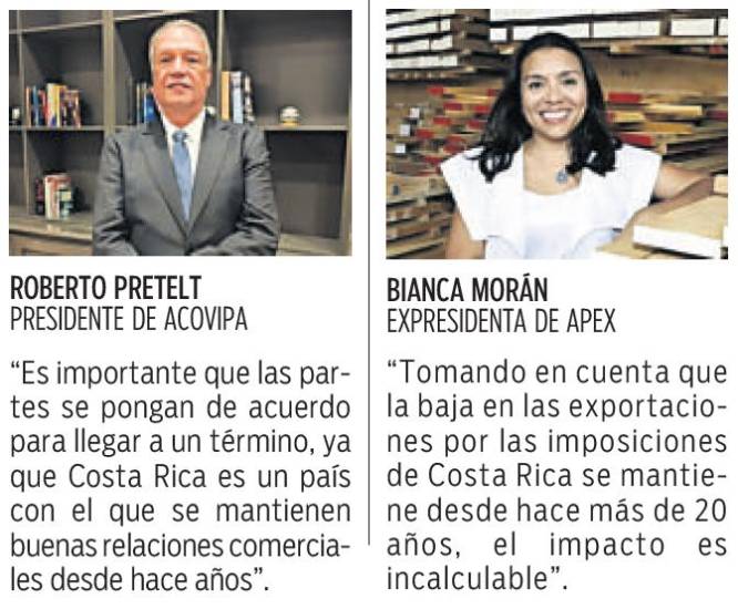 $!Conflicto comercial con Costa Rica deja déficit de $416 millones