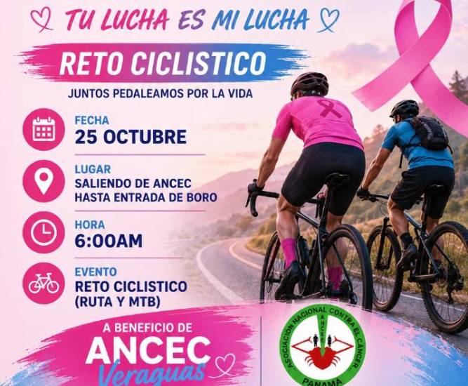 Desafío Ciclístico para apoyar al paciente con Cáncer