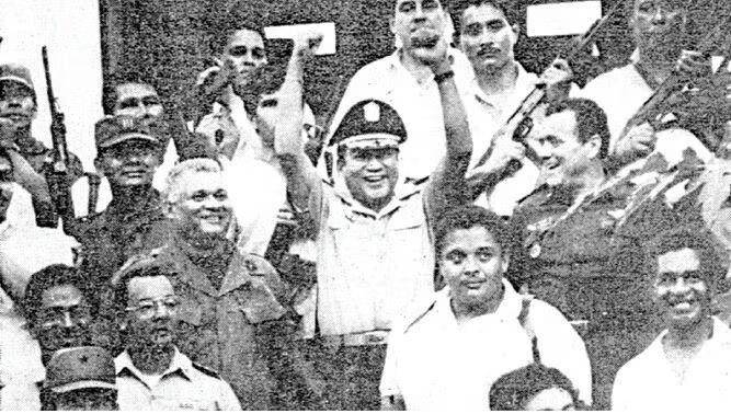 El primer golpe fallido contra Noriega