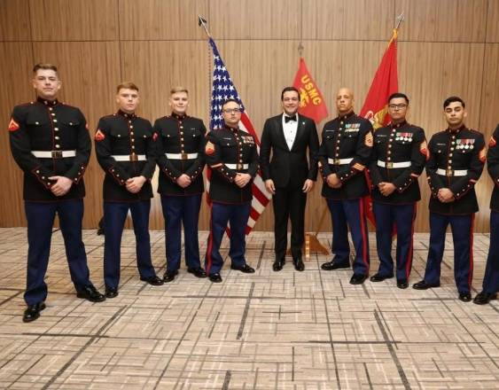 Embajada de Estados Unidos conmemora el 250.º aniversario del Cuerpo de Marines