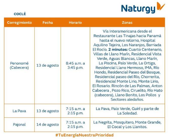 $!Aviso importante: Trabajos de mantenimiento en la red eléctrica del 10 al 16 de agosto de 2026
