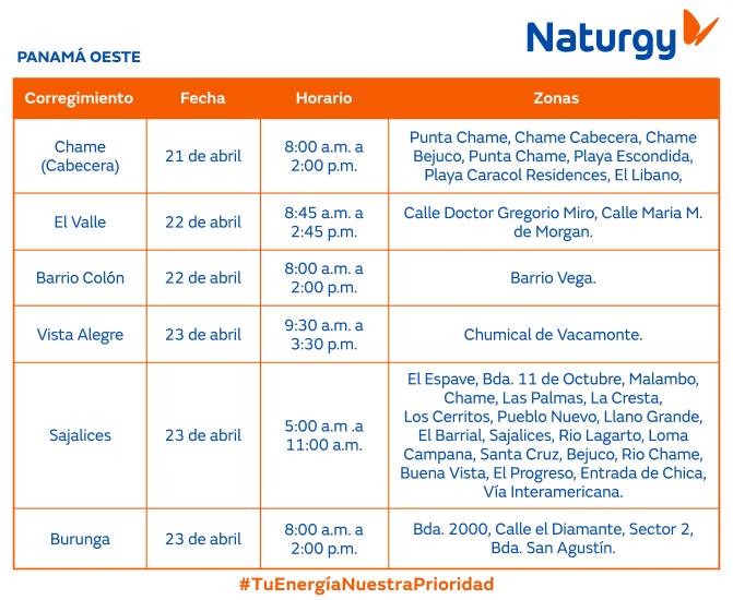 $!Aviso importante: Trabajos de mantenimiento en la red eléctrica del 20 al 26 de abril de 2026