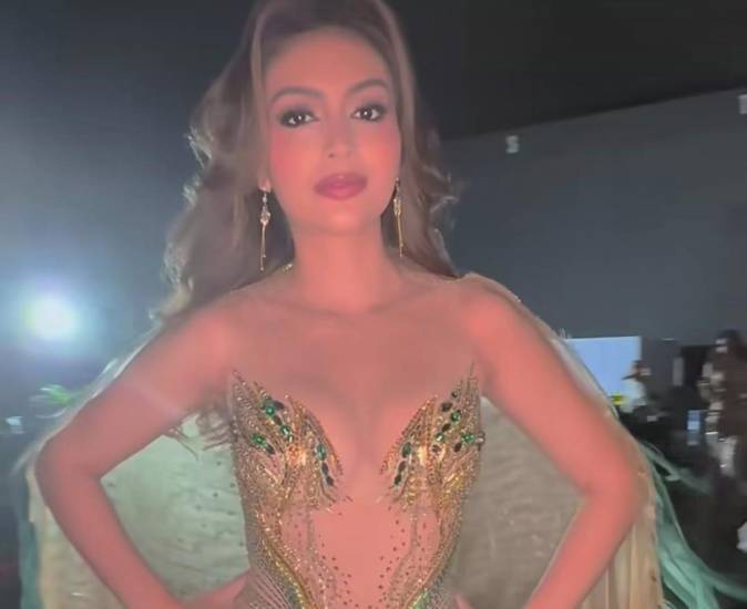 Miss Panamá se luce en la preliminar