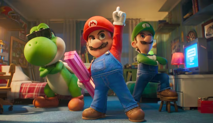 EuropaPress | Yoshi, Mario y Luigi en una escena de la pelicula que estrenó el pasado 1 de abril.