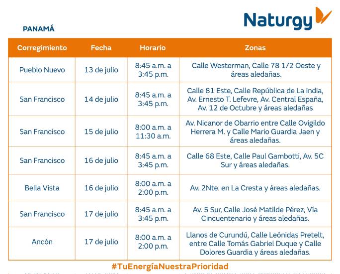 $!Aviso importante: Trabajos de mantenimiento en la red eléctrica del 13 al 19 de julio de 2026