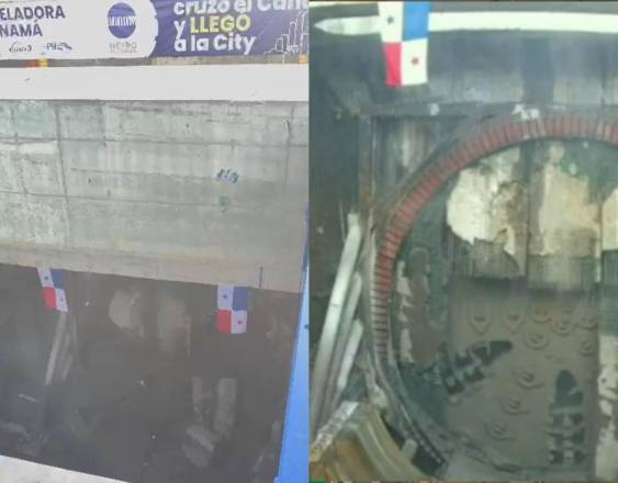 ML | Vistas de la llegada de la tuneladora Panamá.