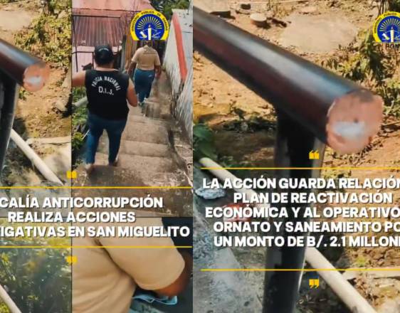 Fiscalía anticorrupción verifica ejecución de proyectos municipales en San Miguelito