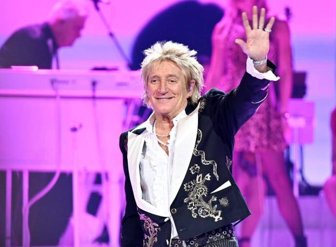 El cantante británico Rod Stewart, de 81 años. Foto: @rodstewart