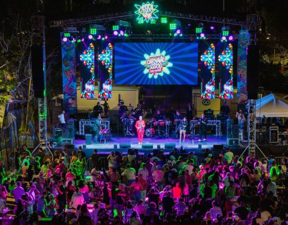 Cortesía | El artista Lefty Pérez, en la tarima principal.