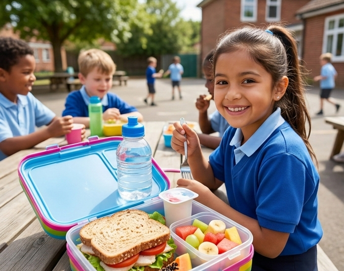 Agua y frutas frescas, la base de una lonchera escolar saludable