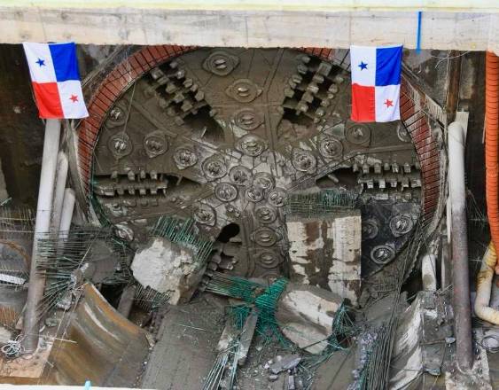 ML | Vista de la tuneladora Panamá.