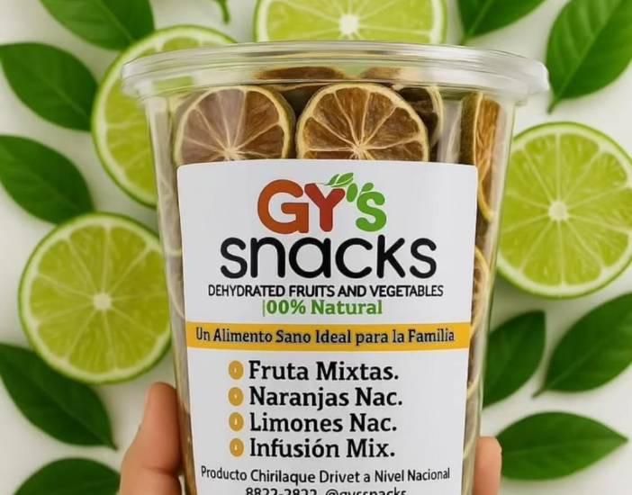 Snacks de frutas y verduras deshidratadas, un emprendimiento que promueve la salud
