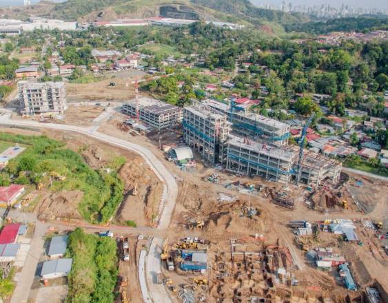 Cortesía UP | Vista aérea del proyecto en construcción.