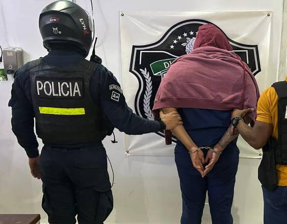 ML | La persona capturada por la Policía Nacional.