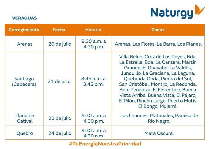 $!AVISO IMPORTANTE: Trabajos de mantenimiento en la red eléctrica del 27 de julio al 2 de agosto de 2026