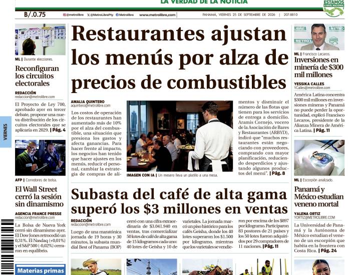 Portada del 25 de septiembre de 2026