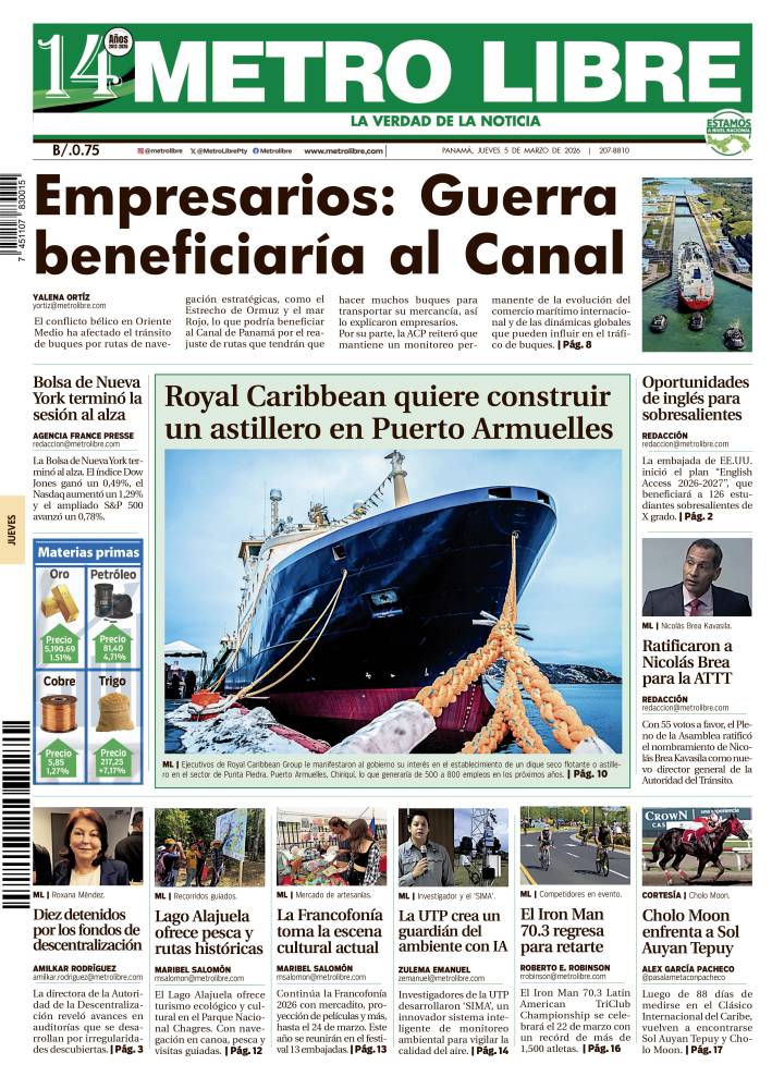 Portada del 5 de marzo de 2026