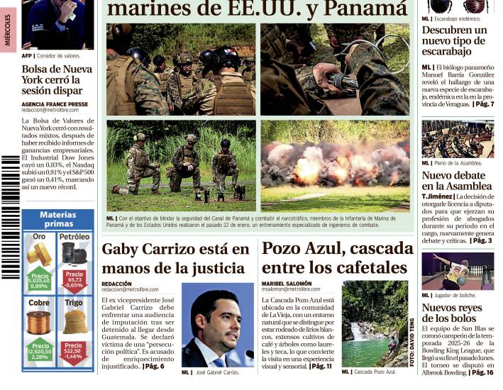 Portada del 28 de enero de 2026