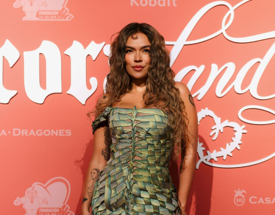 La cantautora colombiana Karol G .