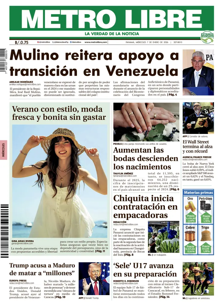 Portada del 7 de enero de 2026