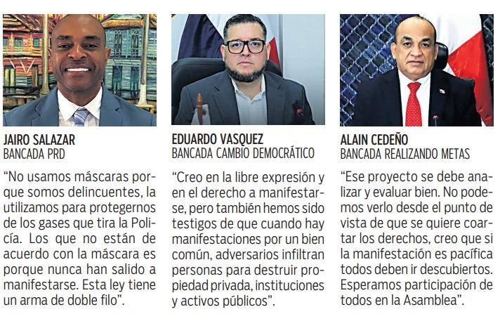 $!División por ley para sancionar el uso de máscaras en protestas