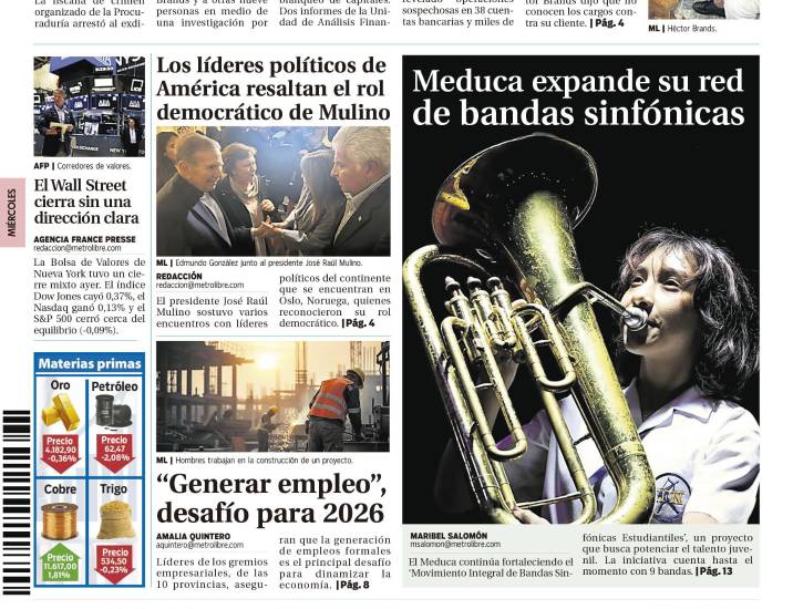 Portada del 10 de diciembre de 2025